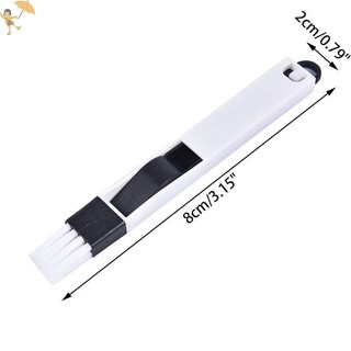 [Gou] Bàn chải rãnh làm sạch cửa sổ đa năng 2 in1 Bàn phím gia dụng Dụng cụ gấp VN