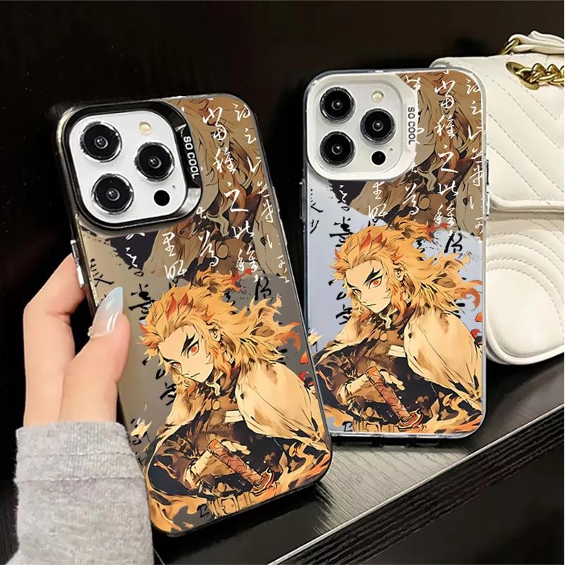 Ốp Lưng Cho OPPO A38 A18 A17 A16K A53 A3S A5S A5 A9 2020 A55 A57 A77 77S Vỏ Kamado Tanjirou Nezuko Zenitsu Kyoujurou Tokitou Muichirou Anime Demon Slayer Chống Sốc