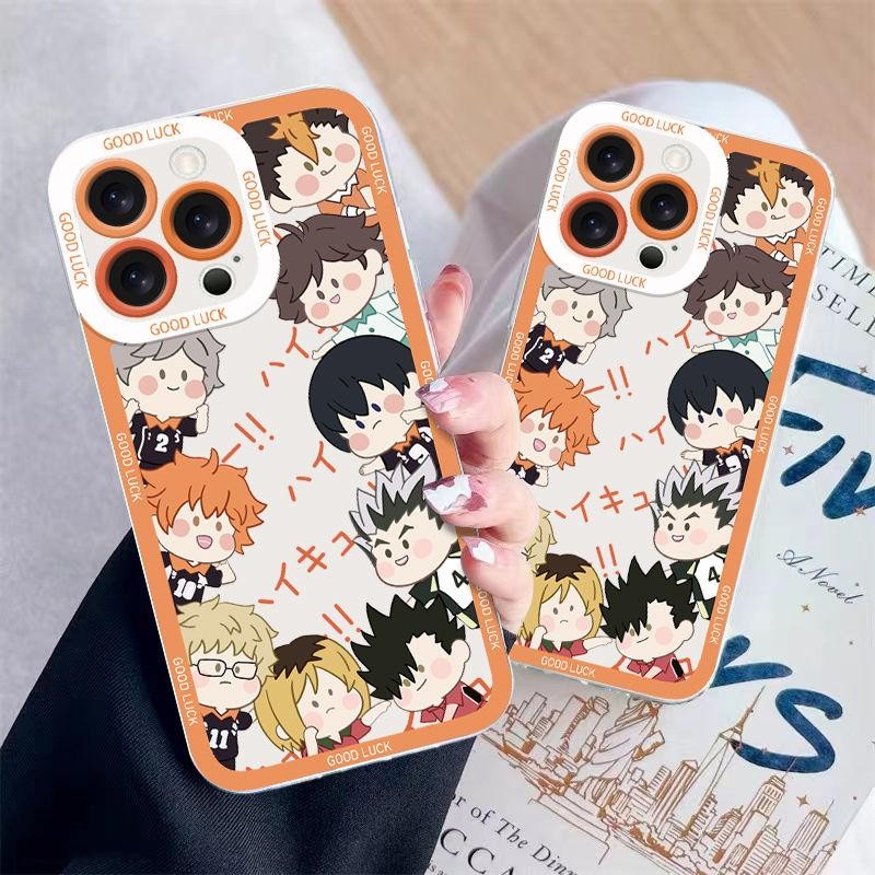Ốp Lưng Điện Thoại VIVO Y03 Y20 Y12A Y11S Y12A Y11 Y12 Y15 Y17 Y15S Y15A Y51 Y31 Y19S Y100 V40 Lite V30E V29E Ốp Lưng Anime Haikyuu Shoyo Hinata Tobio Kageyama Kozume Kenma Hoạt Hình