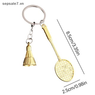 [-d] Móc khóa mặt dây chuyền vợt cầu lông sáng tạo thời trang dành cho nam nữ Móc khóa chìa khóa ô tô Phụ kiện túi xách Quà tặng sinh nhật {vn}