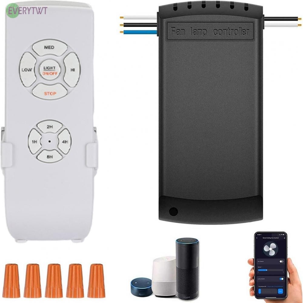 ⛤EVERYWT⛤Remote Ceiling Fan Control Kit Speed Remote Control Fan Remote ...
