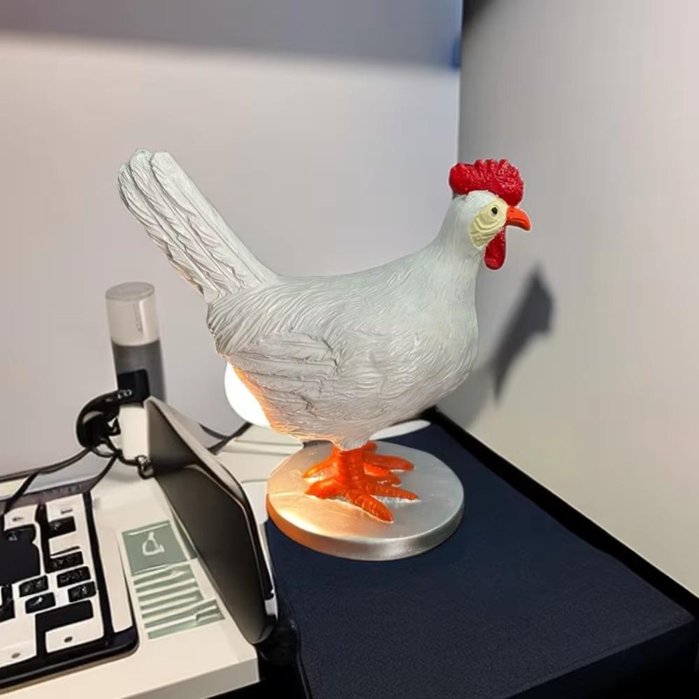 NORBORTO Hens Lay Trứng Đèn, Đèn LED Trứng Gà Động Vật, Tượng Vui Nhộn Sống Động Như Thật Đèn Ngủ Ngộ nghĩnh Trang Trí Nhà