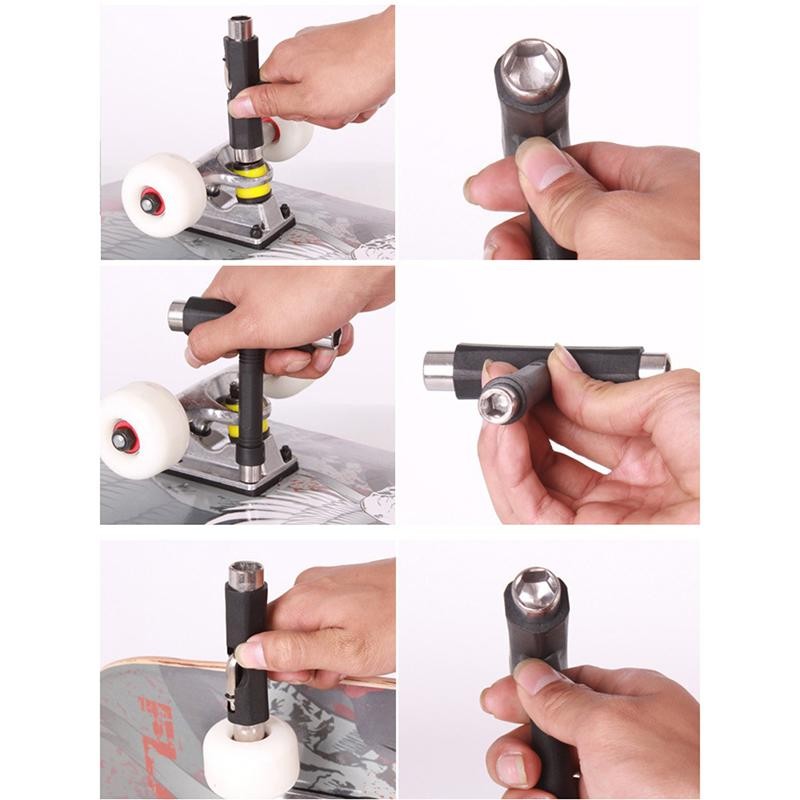 Tmoy Ván Trượt Con Lăn Trượt Công Cụ Đa Năng Tất Cả Trong Một Cờ Lê Công Cụ Sửa Chữa TCM