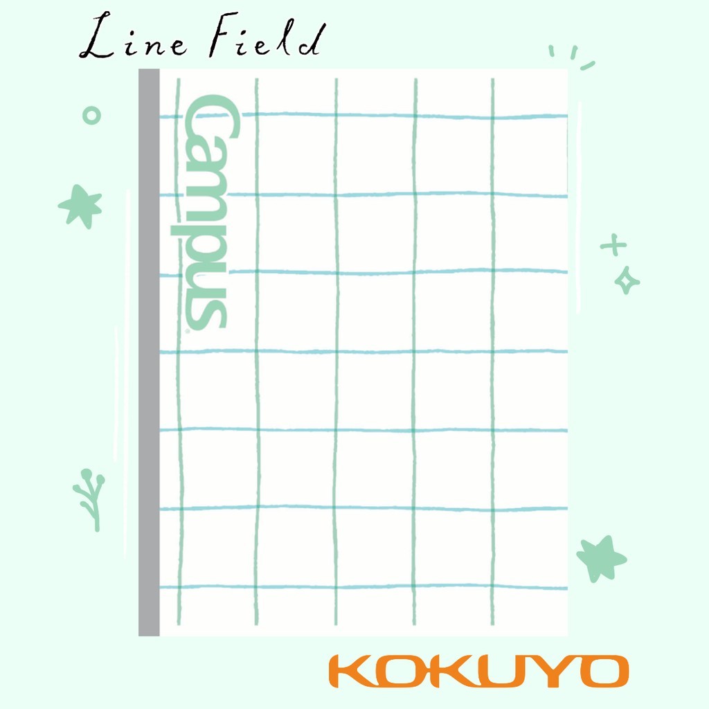 [ 2 CUỐN ] Tập Kẻ 4 Ly Ngang CAMPUS LINE FIELD 200 Trang Khổ B5 ( NGẪU NHIÊN )