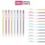 Bút Deli viết bi gel pen nước dạng bấm DELI EG118 G118 đủ 12 màu.