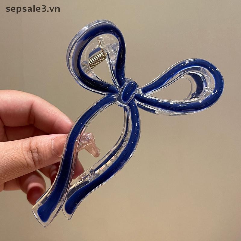 # Vn # Đơn Giản Nhiều Màu Rỗng Streamer Nơ Nhựa Vuốt Tóc Thời Trang Phụ Kiện Tóc Cho Nữ Sinh Nhật Bé Gái Quà Tặng Nhỏ.