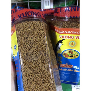 Cám Trứng Vương Việt Anh dành cho chim chào mào, chích choè, hoạ my, khướu hộp 500gram cao cấp