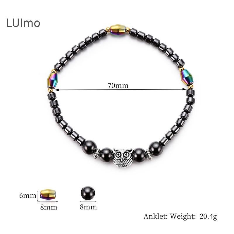 LUImo Giảm Cân Vòng Chân Từ Tính Cho Nữ Cú Động Vật Đá Vòng Tay Vòng Chân Giảm Đau Giảm Béo Sức Khỏe Trang Sức SBS