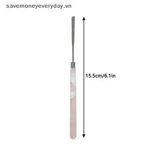 [savemoneyeveryday] 1 Cái Acrylic Tay Cầm Móng Tay Nghệ Thuật Khuấy Thanh Trộn Thìa Dạng Lỏng Nền Màu Gel Trộn Dính Dụng Cụ Trang Điểm [vn]