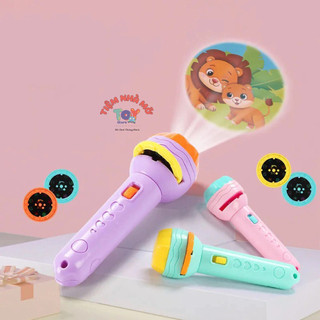 Đèn Pin Chiếu 80 Hình Ảnh Cho Bé Khám Phá Hoa Quả, Động Vật, Côn Trùng, Phương Tiện, Siêu nhân