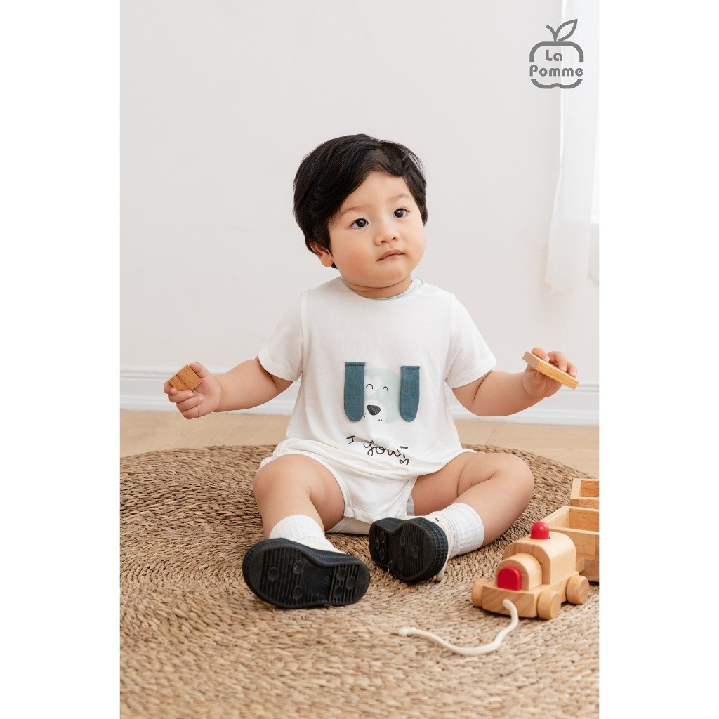 Ảnh Body cộc tay La Pomme Chú cún tai dài 4