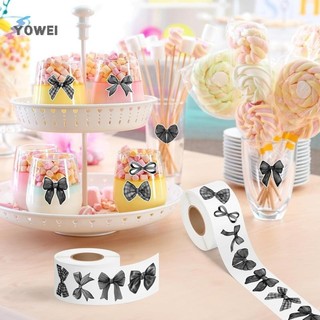 YOWEI 500 Tờ Hoạt Hình Thời Trang Nơ Dán Hồng Nơ Niêm Phong Dán Sáng Tạo DIY Trang Trí Dán Trẻ Em Phần Thưởng Nhãn Quà Tặng VN
