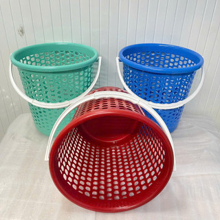 [Giá Xưởng] Sọt Tròn Có Quai Xách Đa Năng 25x26cm - Nhựa Đại Triển