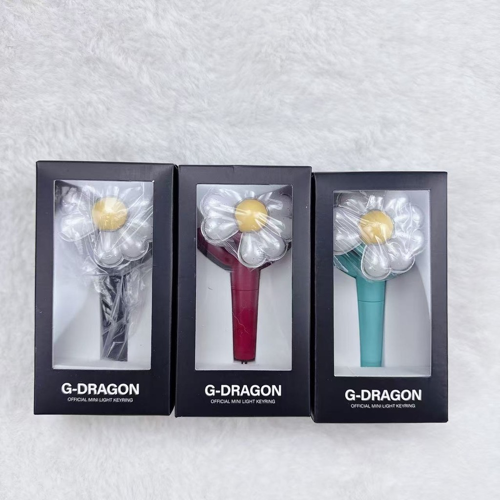 BIGBANG G-DRAGON Mini Light Keyring Little Daisy Lightstick Móc khóa