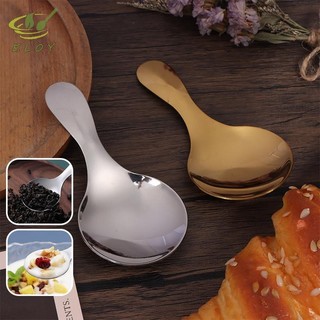 [MAO] Thìa Muối Đường Thìa Gia Vị Tay Cầm Ngắn Thìa Inox Tròn Trà Cà Phê Muỗng Muỗng Cho Phụ Kiện Nhà Bếp VN