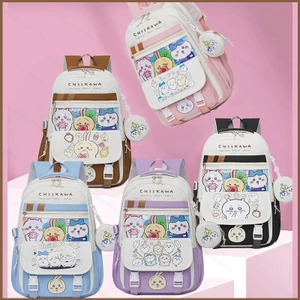 Ba Lô Chiikawa YT2 Dành Cho Học Sinh Dung Tích Lớn Nhẹ In Hình Nữ Dễ Thương Usagi School Bag TY2