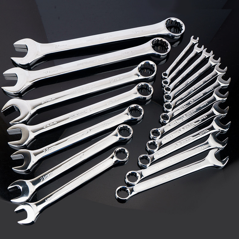 Cờ lê đa năng Torx Open End Mirror Cờ lê Bộ Chrome Vanadi Steel Auto Repair Machine Repair Tool Fork End Board