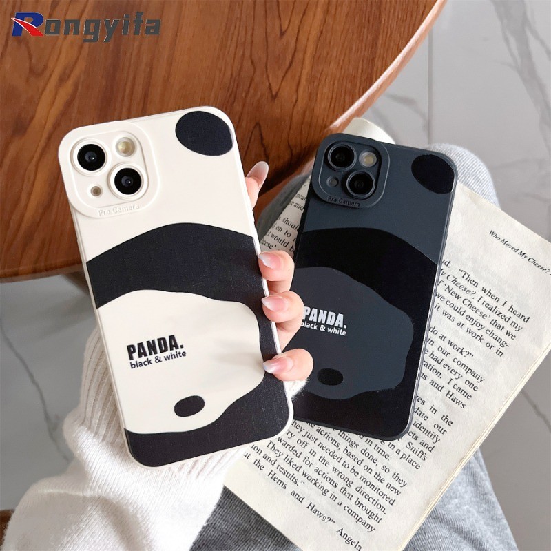 Ốp Điện Thoại Gấu Trúc Đáng Yêu Cho Vivo IQOO 13 12 11 10 9 8 5 Pro 11s 7 Neo 10 9 8 Pro 7 6 SE 5s Z9 Z9X Z9S Z7X Z7 Z6 Z8X Z8 Z3 Z1X Vỏ Hoạt Hình Dễ Thương Chống Sốc Ốp lưng mềm mờ