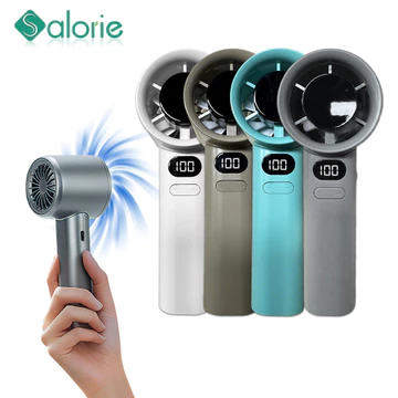 Quạt cầm tay cầm tay SALORIE Quạt cầm tay không cánh 120 tốc độ gió Type-C Quạt tốc độ cao lâu dài Quạt cầm tay không cánh Mini
