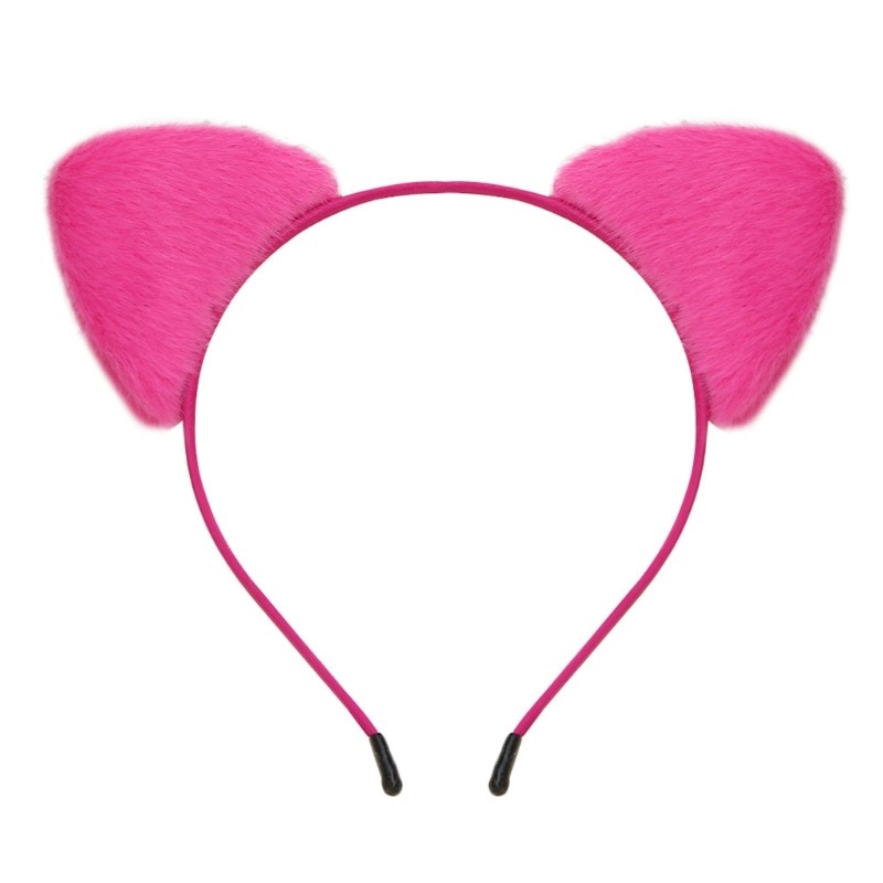 ELEGA Mèo Tai Họa Tiết Băng Đô Cosplay Hóa Trang Đầu Lễ Hội Mũ Trang Phục Dự Tiệc Phụ Kiện