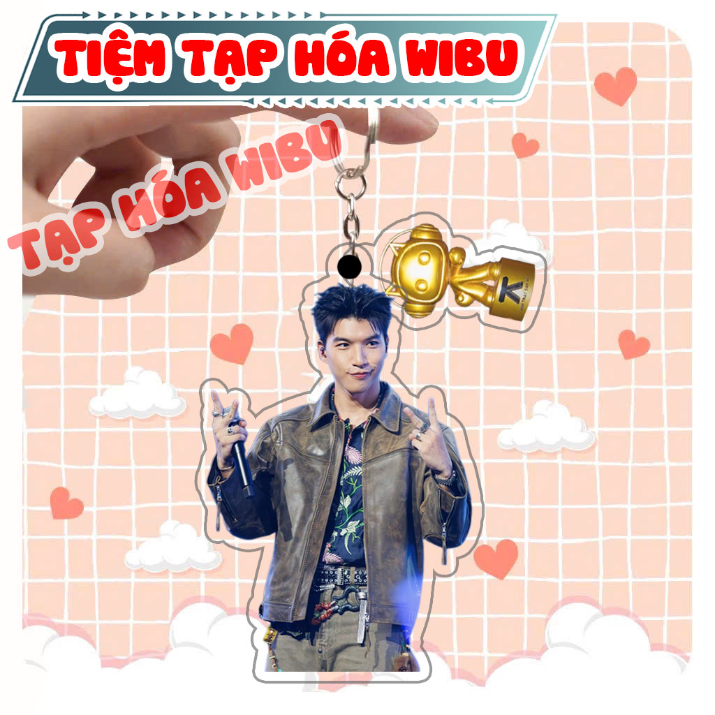 Móc Khoá Keychain Acrylic Hiếu Thứ Hai Quán Quân Anh Trai Say Hi Móc Khóa 2 Mảnh Hình Và Cúp Vàng Tiệm Tạp Hóa Wibu