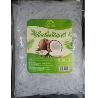 Thạch dừa Lotus food bịch 1kg5 dạng sợi thơm ngon