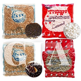 Trân châu nấu Gia Uy dai dẻo gói 2kg ( nhiều loaị )-topping trà sữa