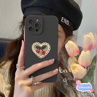 Ốp Điện Thoại Anh Đào Hàn Quốc Cho Samsung Galaxy A34 A54 A04E M04 F04 A04 A14 A73 A72 A71 A70 A70s A53 A52 A52s A51 M40s 5G Thời Trang Ren Trái Tim Tình Yêu Mềm TPU Ốp Lưng Chống Sốc