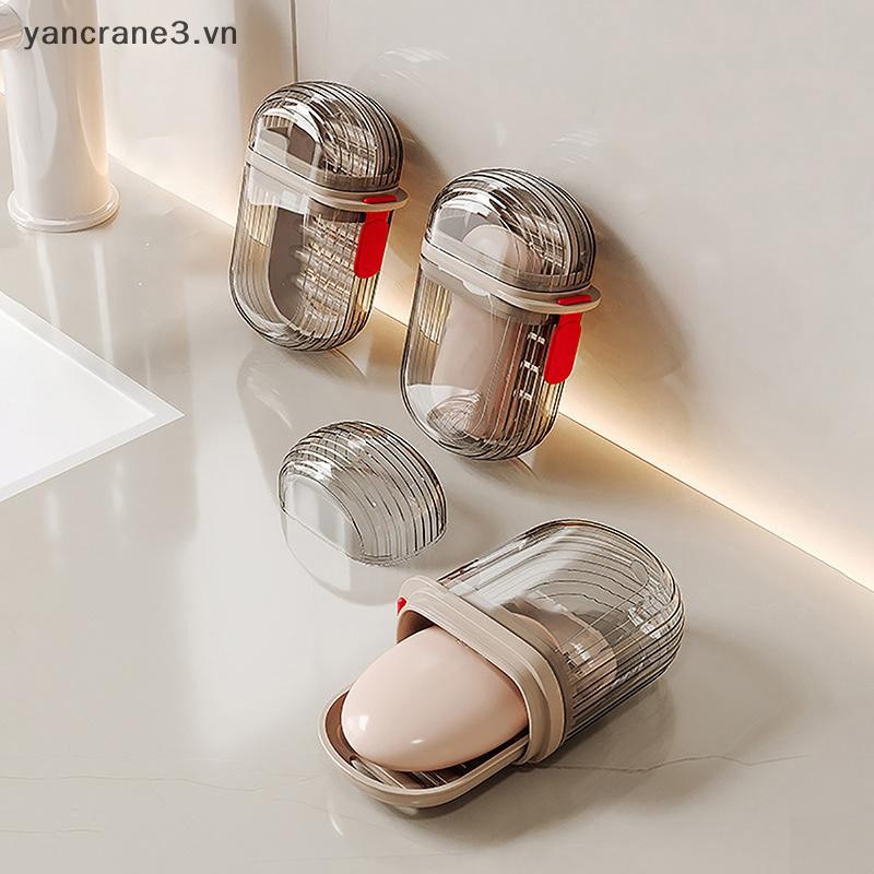 {Yan3} Hộp đựng xà phòng di động Hộp đựng kín du lịch chống nước tại nhà Hộp xà phòng phòng phòng tắm cắm trại Hộp đựng xà phòng di động {yancrane3.vn}