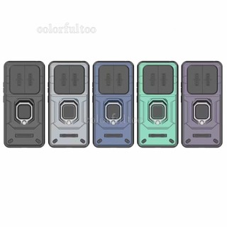 Realme 13 Pro Plus Ốp Giáp chống sốc cho realme 12 Pro 12x12 13Pro realme12 4G 5g Ốp lưng điện thoại bảo vệ máy ảnh trượt đẩy Ốp lưng nhựa PC cứng chống va đập chống rơi giá đỡ đứng