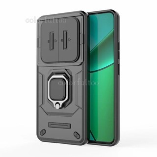 Realme 13 Pro Plus Ốp Giáp chống sốc cho realme 12 Pro 12x12 13Pro realme12 4G 5g Ốp lưng điện thoại bảo vệ máy ảnh trượt đẩy Ốp lưng nhựa PC cứng chống va đập chống rơi giá đỡ đứng