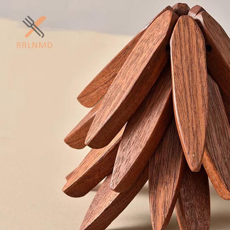 Rrlnmd Cây Thiết Kế Đứng Trivets Trang Trí Chống Bỏng Chịu Nhiệt Bàn Thảm Coaster Gỗ Placemats Nồi MỚI
