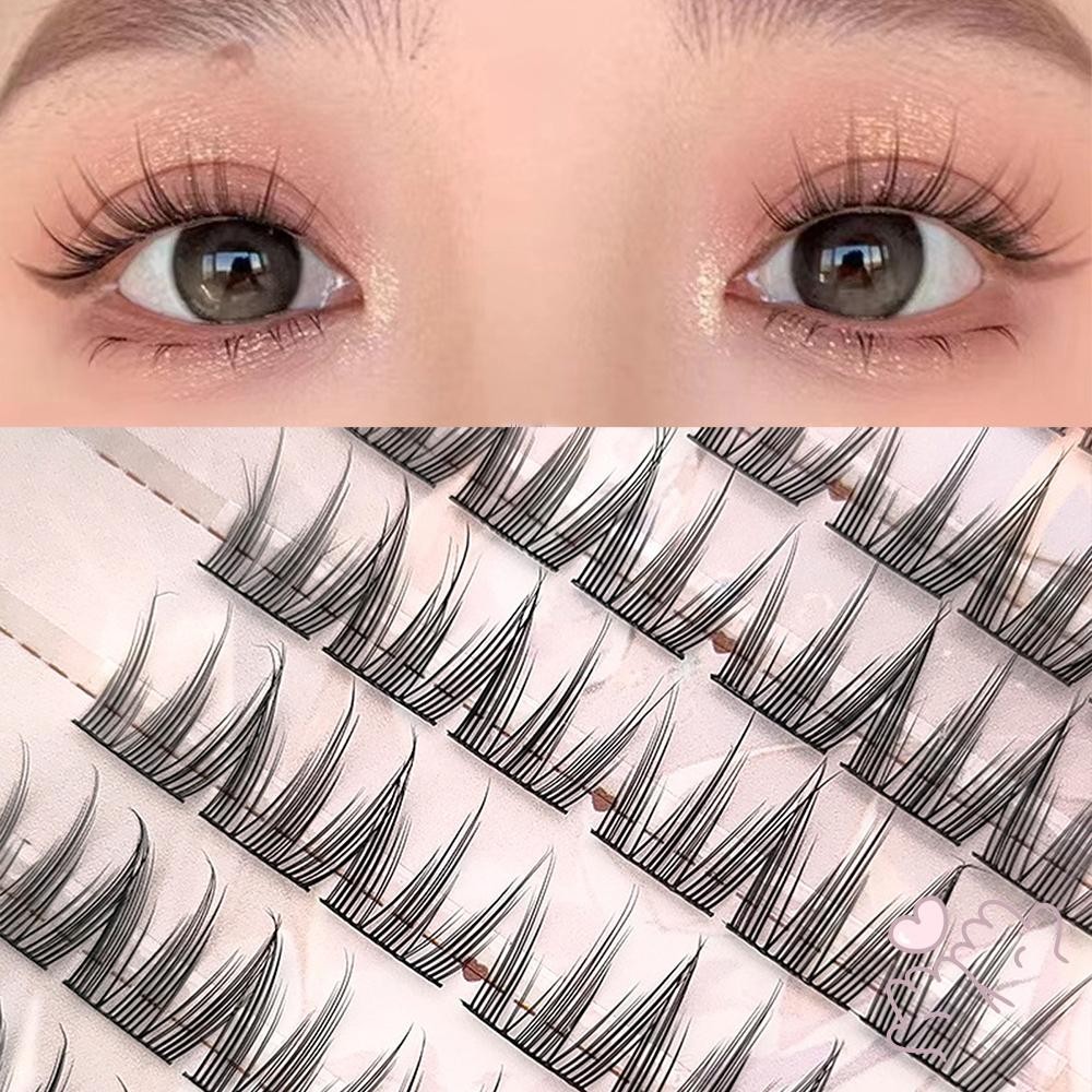IOIIK 8 hàng-- Lông mi giả Diy Lông Mi Cá Nhân Anime Curl Tự Ghép Lông Mi Phân Đoạn