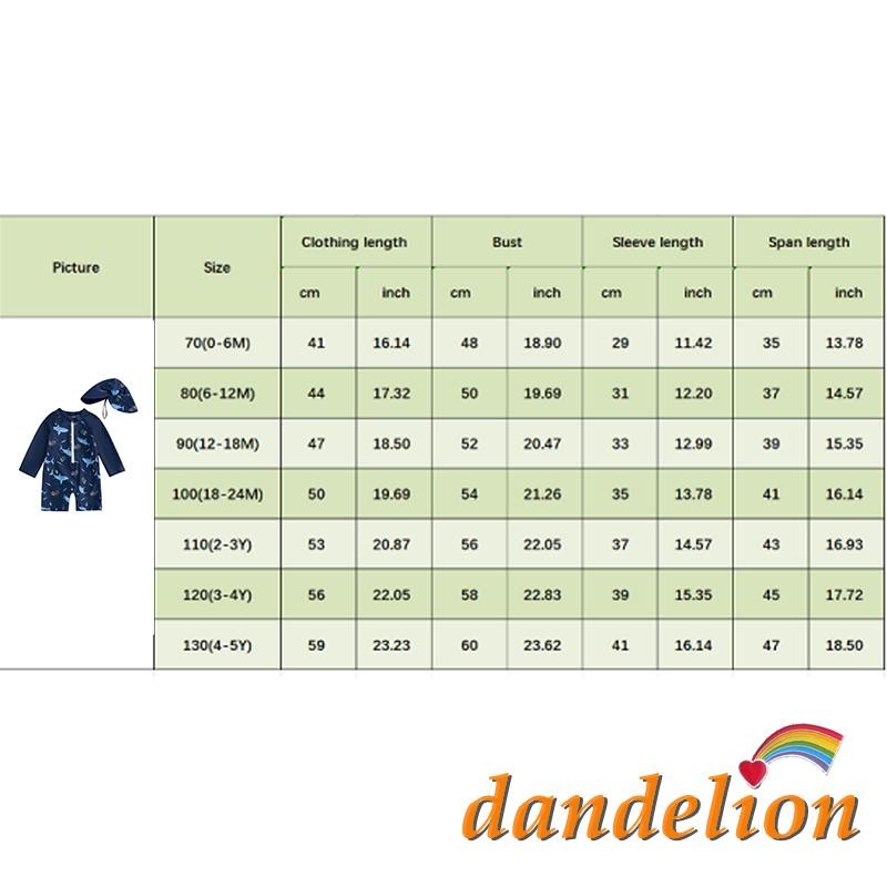 0-5 tuổi Trẻ em / Bé trai Rash Guard Bộ đồ bơi một mảnh in hình cá mập dài tay nửa có khóa kéo Bộ đồ tắm có mũ chống nắng