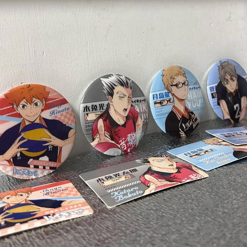 Haikyuu!! Huy hiệu Hộp mù - Ghim 75MM, Thẻ nhân vật, Móc khóa và trang trí iTabag | 18 thiết kế bao gồm các phiên bản thông thường, bất ngờ và đặc biệt | Quà tặng quạt Anime