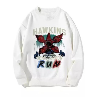 Áo unisex dài tay với hình Demogorgon từ Stranger Things season 5, thiết kế anime
