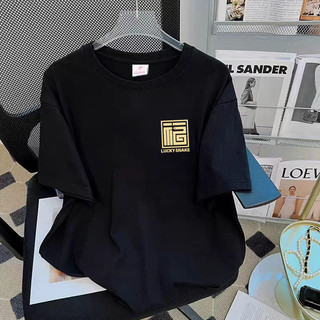 2026 CNY Năm Mới Ngựa 100% Cotton Tay Ngắn Oversize Áo Thun Unisex In Đồ Họa Rời Người Phụ Nữ Tee Nam Cổ Tròn Baju Áo