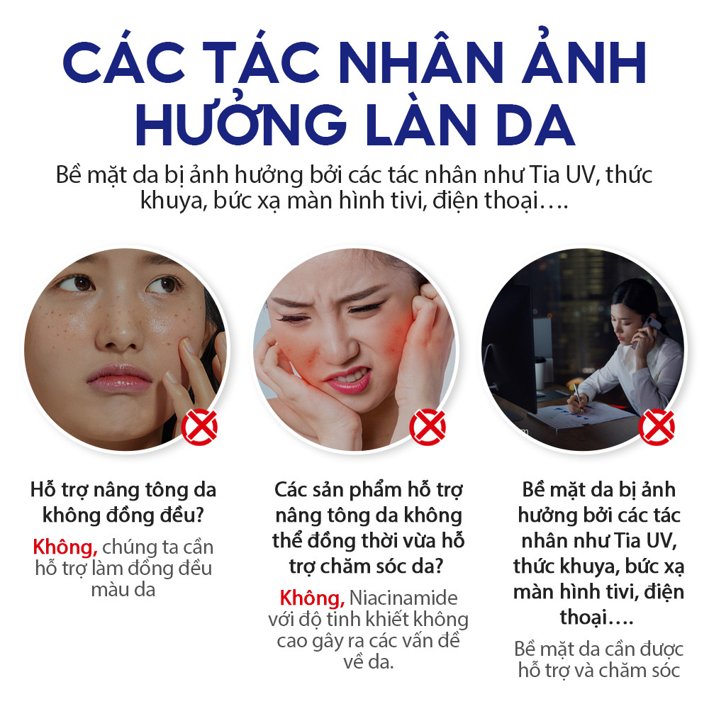 Ảnh Niacinamide + Retinol Bộ Sáng/Đêm 4PCS VIBRANT GLAMOUR Bộ Chăm Sóc Da Đơn Giản Ban Ngày/Ban Đêm Làm Trắng Da & Giảm Thâm Nám & Chống Lão Hóa & Bổ Sung Collagen & Dưỡng Ẩm Lâu Dài 2