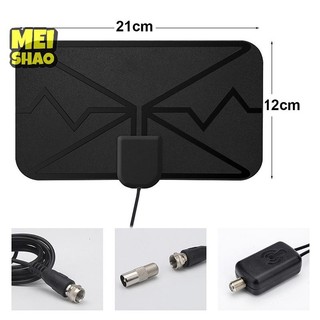 Ăng-ten TV thông minh MeiShao Ăng-ten TV kỹ thuật số 4K 25dB Kỹ thuật số DVB-T2 1080P Trên không có bộ khuếch đại tăng cường cho Motorhomes Thuyền cắm trại