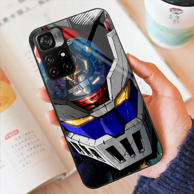 Ốp Điện Thoại Thủy Tinh Mazinger Z 03 Cho Xiaomi POCO F3 F4 F5 M3 M4 M5 M6 4G X3 X4 GT NFC X5 X6 PRO 5G