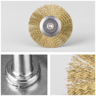 Combo 3 Chổi Đánh Rỉ Sắt Lông Ngựa 3mm Lắp Máy Khoan Mini SUNND