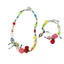 YOI Handmade Nhiều Màu Sắc Vòng Cổ Vòng Tay Thời Trang Choker Với Dainty Nơ Và Mặt Dây Chuyền Ngôi Sao Cầu Vồng Đính Hạt Trang Sức