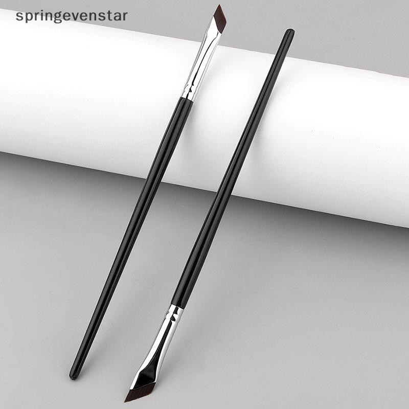 Springevenstar Brow Contour Cọ Trang Điểm Lông Mày Bút Kẻ Mắt Bàn Chải Siêu Mỏng Góc Lót Bàn Chải Mắt Dụng Cụ Trang Điểm Springevenstar