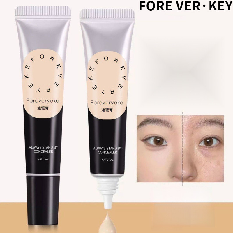 Kem che khuyết điểm Foreverkey che các vết thâm trên mặt, vết mụn, quầng thâm, nếp gấp mũi, dưỡng ẩm và hydrat hóa LQU3