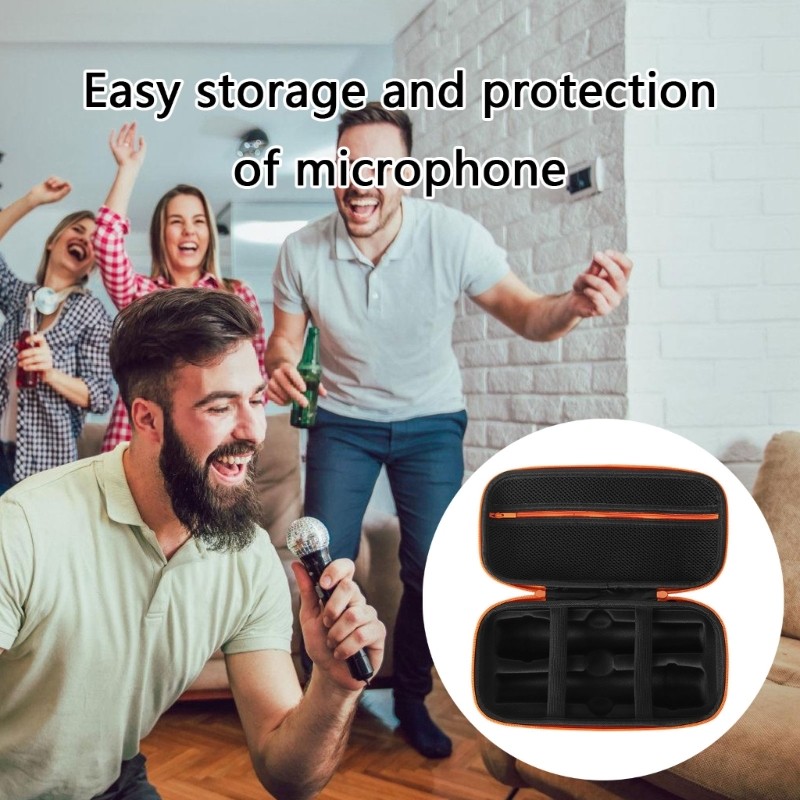 Hộp đựng túi đựng micro GODD cho hai micrô