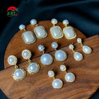 Phụ Kiện Tóc Handmade Bông Tai Đính Hạt Pha Lê Ngọc Trai Trang Trí Tóc Cho Nữ Tiệc Cưới