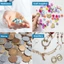 AWNGD 20 Cái / bộ Túi Bảo Quản, Có Thể Tái Sử Dụng Với Túi Đựng Thuốc Dây Kéo, Khóa Trượt Nhựa Chất Lượng Cao Di Động Túi Tự Kín Trang Sức
