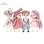Búp bê bé gái 17 cm mới với 13 khớp di động 3D Mắt to cho bé gái DIY LMWU