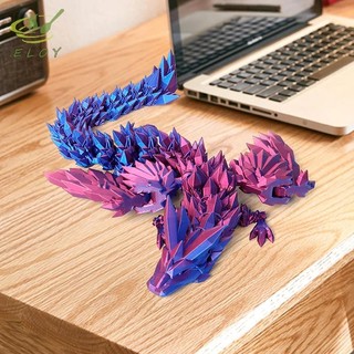 [MAO] Đồ trang trí phòng khách Feilong in 3D Rồng di chuyển nhiều nối có mặt bàn Trang trí nhà cửa VN