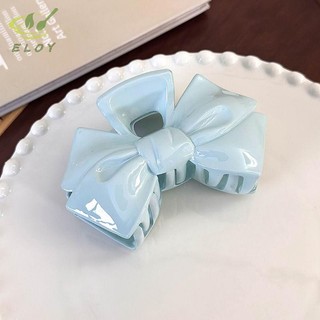 [MAO] Kem Ngọt Nơ Xanh Hình Học Ngôi Sao Năm Cánh Vuốt Tóc Cho Nữ Thanh Lịch Nơ Cua Barrettes Phụ Kiện Tóc VN